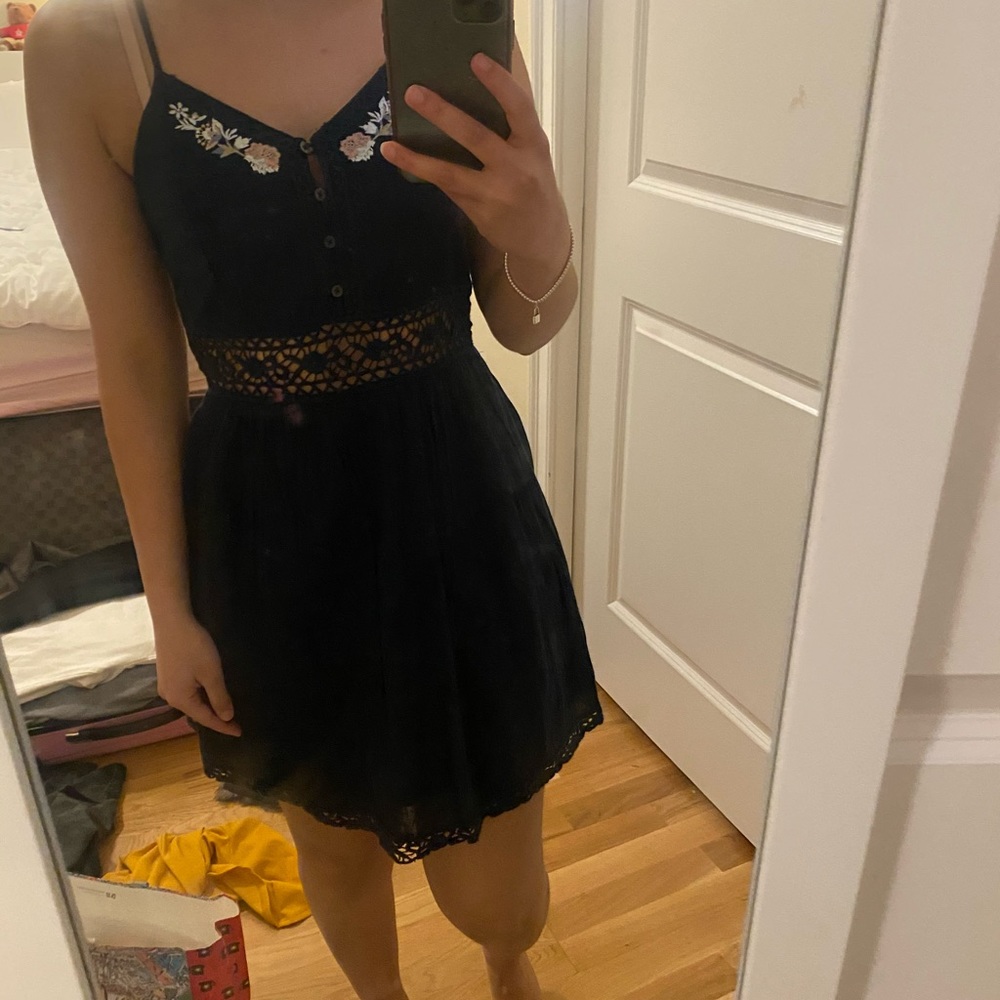 Abercrombie and Fitch summer navy dress